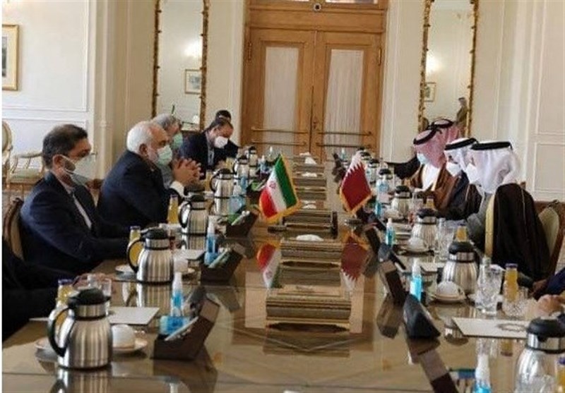 دیدار ظریف و همتای قطری در تهران
