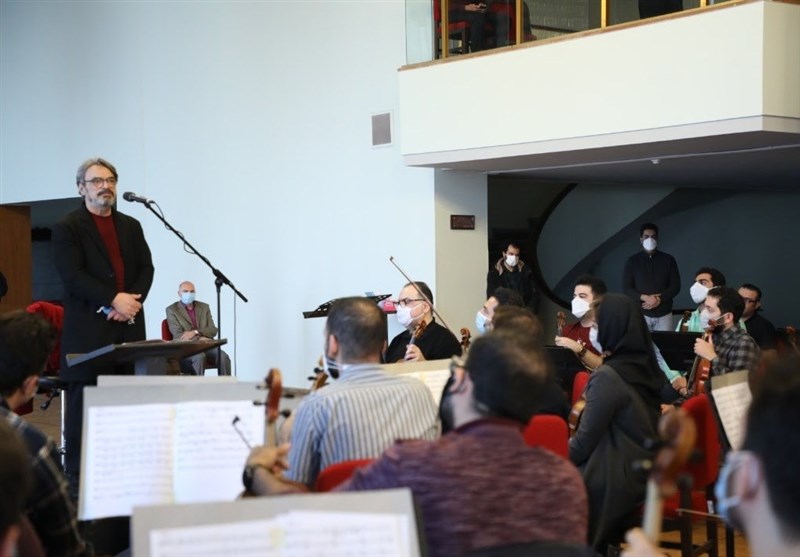 حسین علیزاده از تمرین ارکستر ملی ایران بازدید کرد