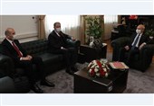 دیدار وزرای دفاع و کشور ترکیه با رهبران احزاب مخالف+ عکس