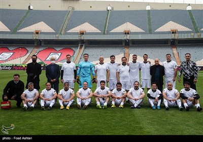 دیدار تیم‌های فوتبال منتخب 98 و منتخب سرخابی