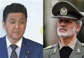گفتگوی تصویری وزرای دفاع ایران و ژاپن/ تأکید بر لزوم گسترش و تعمیق همکاری‌های دو جانبه