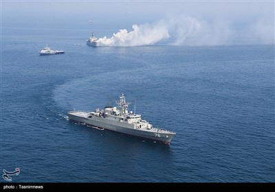 تیراندازی شناورهای ایران، چین و روسیه به سوی اهداف سطحی در شمال اقیانوس هند