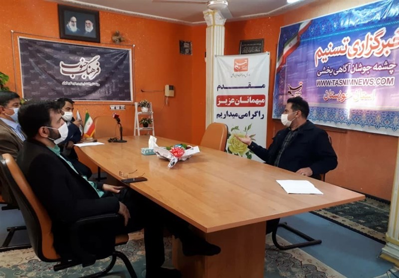 مدیرکل بیمه سلامت خوزستان از دفتر خبرگزاری تسنیم در اهواز بازدید کرد