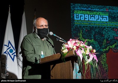 سخنرانی مسعود نجابتی دبیرکل جشنواره در آیین اختتامیه ششمین دوره جشنواره بین‌المللی هنر مقاومت