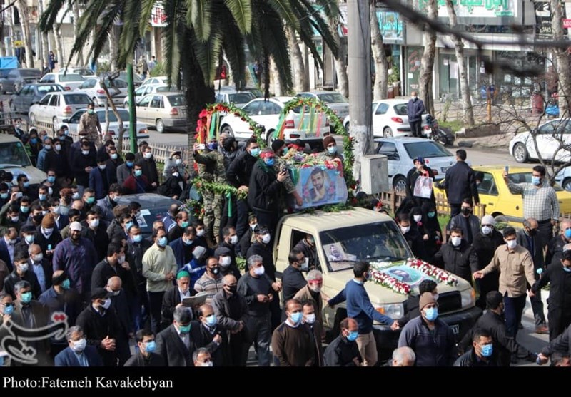 تشییع باشکوه شهید مدافع امنیت مازندران به روایت تصویر