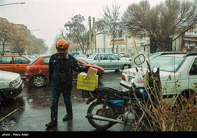 آخرین نفس های زمستان در تبریز