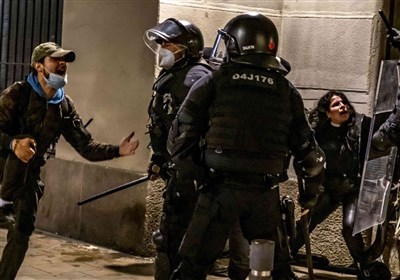 ادامه اعتراضات و آشوب‌ها در اسپانیا برای ششمین شب متوالی 