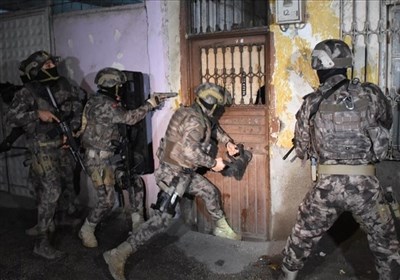  عملیات نیروهای امنیتی ترکیه علیه عناصر داعش در آنکارا 
