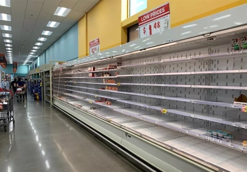 پس از کرونا، سرمای شدید هم قفسه‌ فروشگاه‌های مواد غذایی آمریکا را خالی کرد+تصاویر