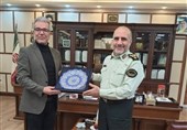 دیدار رئیس فدراسیون اسکیت با فرماندهی انتظامی تهران
