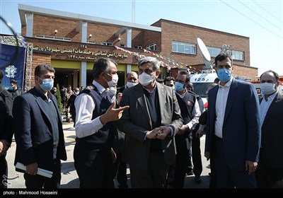 افتتاح ۳ ایستگاه جدید آتش‌نشانی در تهران توسط پیروز حناچی شهردار تهران