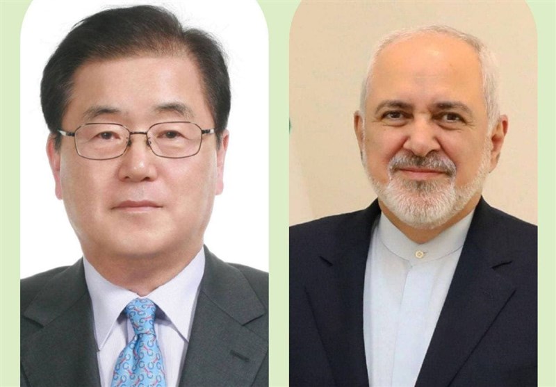Iran’s Zarif, South Korean FM Discuss Bilateral Ties
