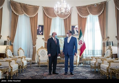 دیدار فؤاد حسین وزیر خارجه عراق با علی شمخانی دبیر شورای عالی امنیت ملی