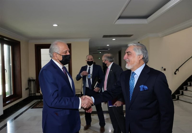 مذاکرات صلح و توافقنامه قطر محور دیدار خلیلزاد و عبدالله در کابل