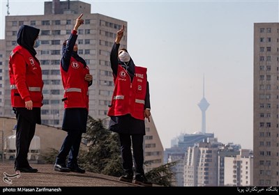 مانور عملیاتی آتش نشانی منطقه شمال تهران