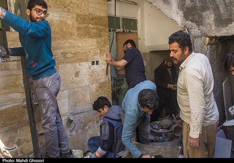 بازسازی منازل مناطق محروم قم توسط گروه جهادی شهید زین الدین+ تصاویر‌
