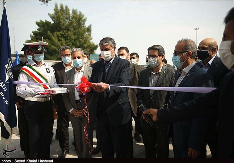 افتتاح پروژه‌های دریایی و بندری بوشهر با حضور وزیر راه و شهرسازی به روایت تصویر