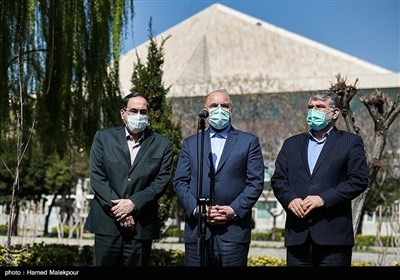 سخنرانی محمدباقر قالیباف رئیس مجلس شورای اسلامی پس از کاشت یک اصله نهال میوه در حیاط مجلس