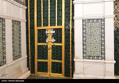 درب خانه حضرت زهرا(س) در مسجدالنبی