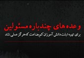 فیلم| وعدههای چندباره مسئولین برای تهیه تبلت دانش آموزان کم بضاعت که هرگز عملی نشد