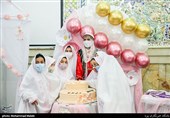 مراسم جشن تکلیف دختران در امامزاده پنج تن لویزان