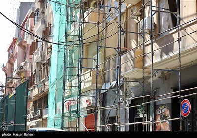نوسازی منازل اطراف بندر بیروت