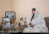 مادر شهید مدافع حرم سید حمید یزدانی