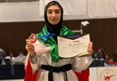 درخشش دختر تکواندوکار ایرانی در تورنمنت بین‌المللی ترکیه