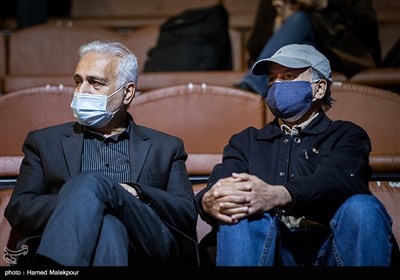 افشین بختیار و امیرعلی جوادیان در مراسم افتتاح بزرگترین موزه عکاسی ایران - برج آزادی