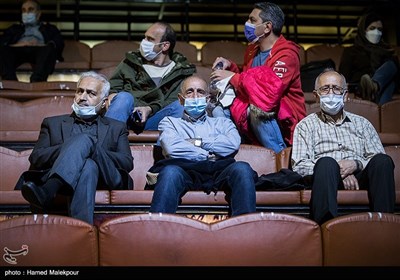محمد صیاد، محسن شاندیز و امیرعلی جوادیان در مراسم افتتاح بزرگترین موزه عکاسی ایران - برج آزادی