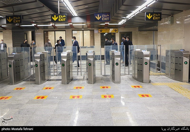 متروی تهران برای مقابله با ویروس کرونا از فناوری‌های نوین کمک می‌گیرد