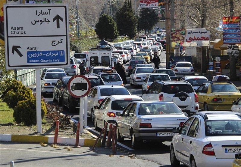 وضعیت را‌ه‌های کشور| ترافیک نیمه سنگین در آزادراه قزوین-کرج-تهران