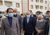 افتتاح و واگذاری 4400 واحد مسکونی به مددجویان کمیته امداد با حضور رئیس مجلس + تصاویر