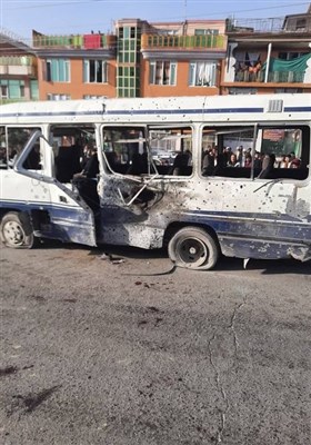  افغانستان| حمله به خودروی کارمندان دولتی در کابل 