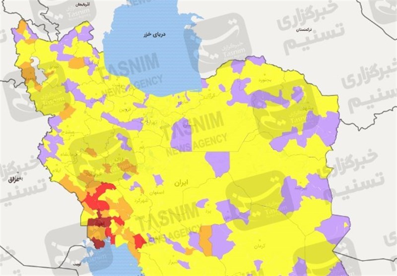 احتمال تغییر رنگ کرونایی در شهرهای استان گیلان زیاد است