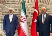 گفت‌وگوی ظریف با وزیر خارجه ترکیه