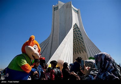 مراسم بدء العام الإیرانی الجدید فی ساحة آزادی بالعاصمة طهران