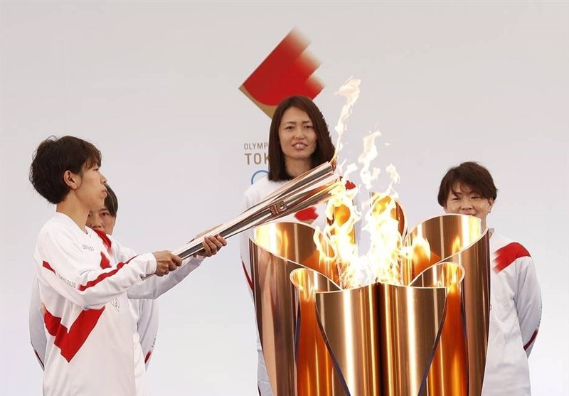 مشعل المپیک توکیو روشن شد