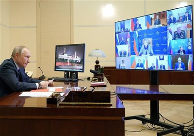  نشست پوتین و اعضای شورای امنیت روسیه برای بررسی اوضاع افغانستان و قره باغ 