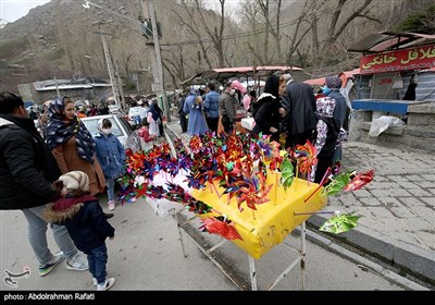 مسافران نوروزی در گنجنامه همدان