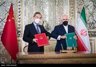 امضای سند جامع همکاری های 25 ساله توسط وزیران امور خارجه ایران و چین