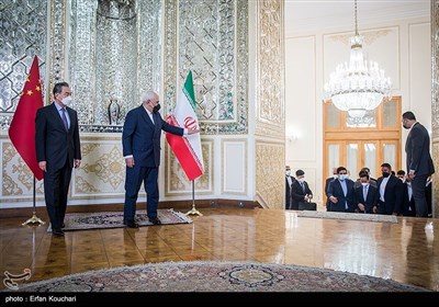 دیدار وانگ ئی، وزیر امور خارجه چین با محمدجواد ظریف وزیر امور خارجه ایران