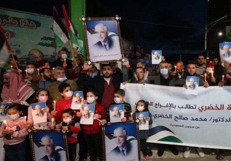معترضان فلسطینی خواستار آزادی محمد الخضری از زندان عربستان شدند