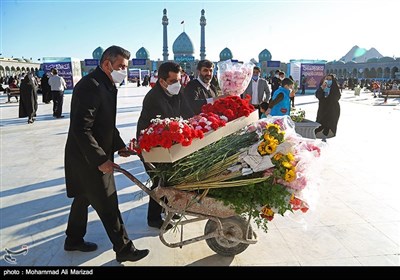 مسجد مقدس جمکران در شب نیمه شعبان