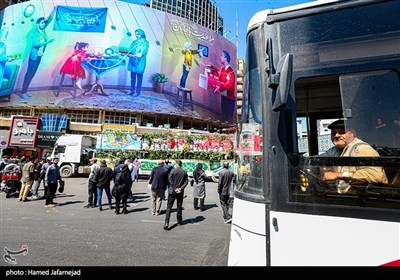 کاروان شادی بچه‌های مسجد منتظران ظهور در روز نیمه شعبان