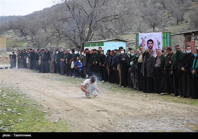 فعالیت گروه جهادی منتظران خورشید در منطقه احمد فداله - دزفول