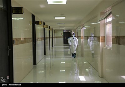 وضعیت بیمارستان سینا در شرایط کرونایی - اهواز