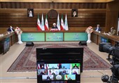 کلمة الرئیس روحانی امام الاجتماع الافتراضی لمجموعة دی -8
