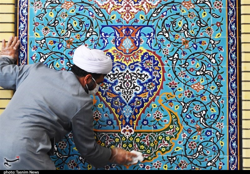 150 مسجد کاشان ویژه ایام ماه مبارک رمضان غبارروبی شد