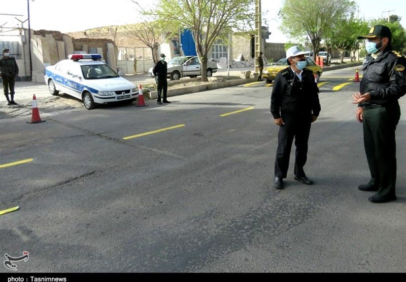 اجرای طرح محدودیت‌های تردد در استان مرکزی به روایت تصویر